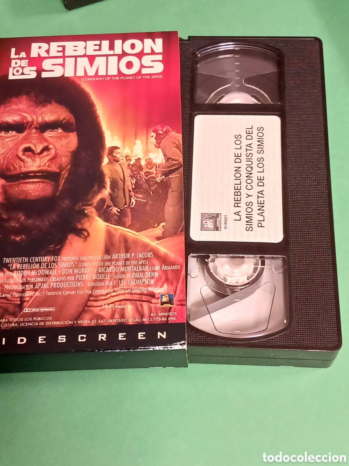 Cine: El planeta de los Simios VHS - Foto 5