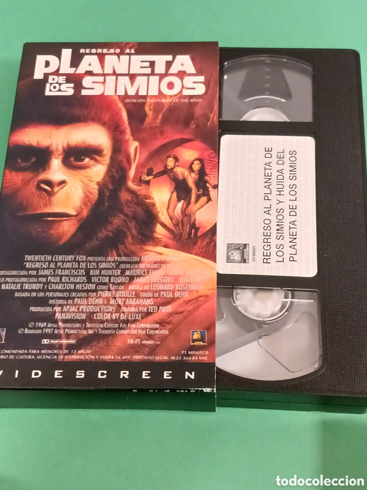 Cine: El planeta de los Simios VHS - Foto 7