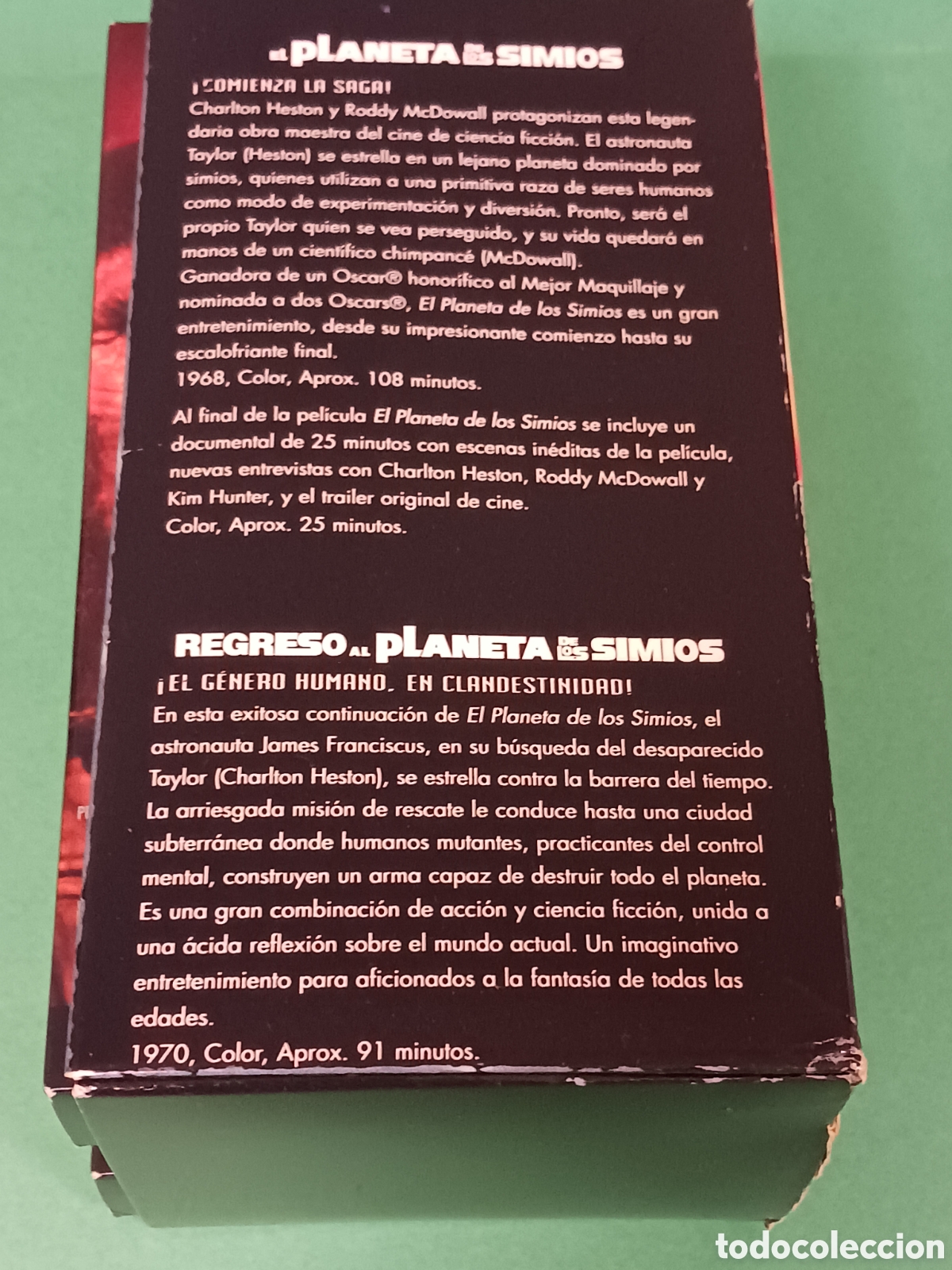 Cine: El planeta de los Simios VHS - Foto 10