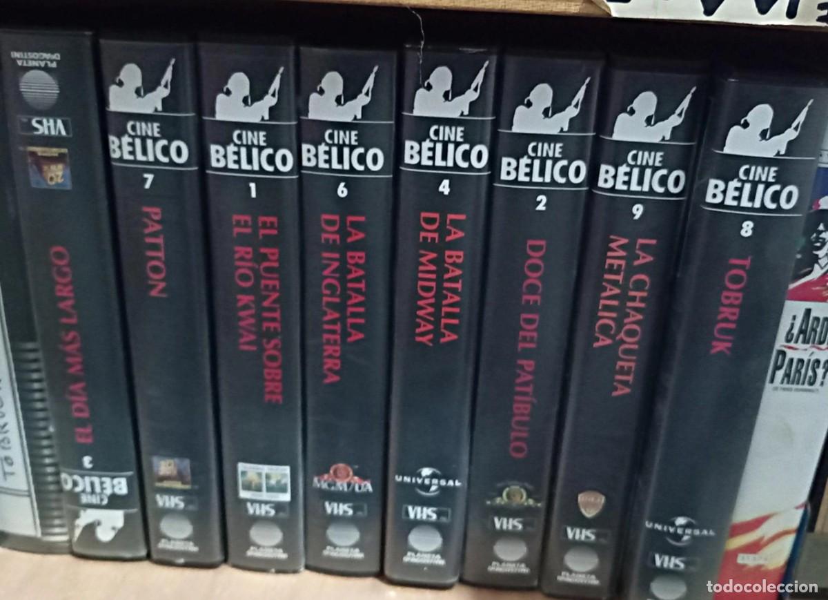 Cine: 8 VHS Colecci&oacute;n Cine B&eacute;lico