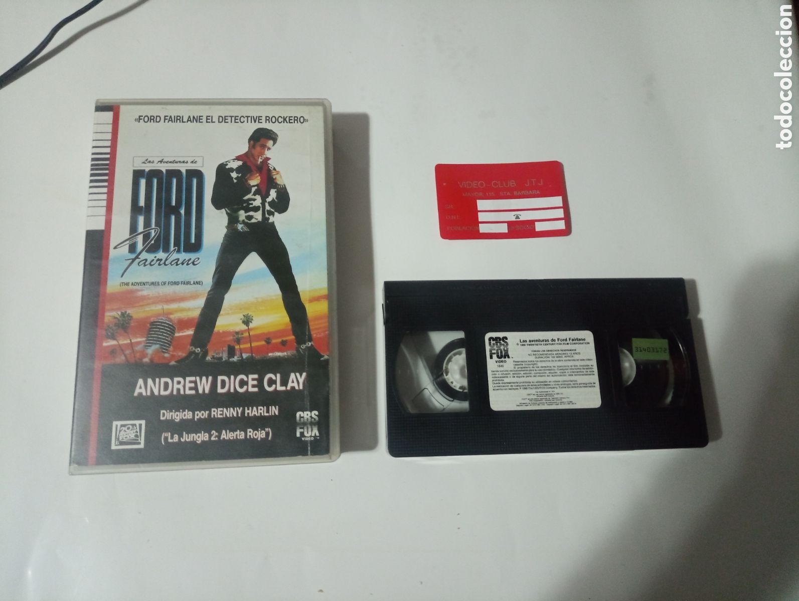Cine: VHS las aventuras de Ford Fairiane