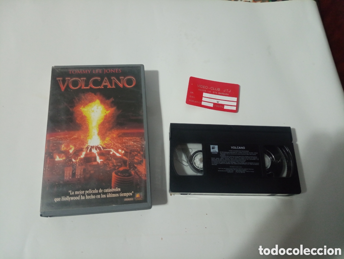 Cine: VHS Fox volcano Tommy lee jones