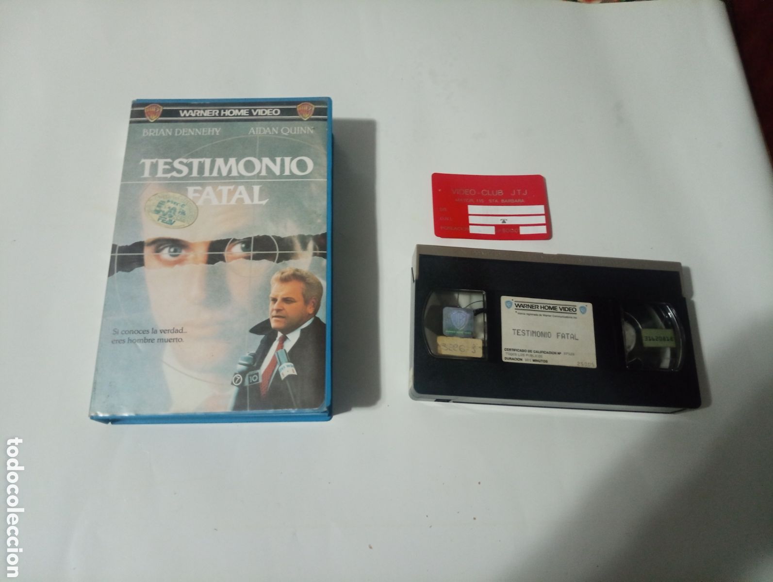 Cine: VHS Warner testimonio fatal