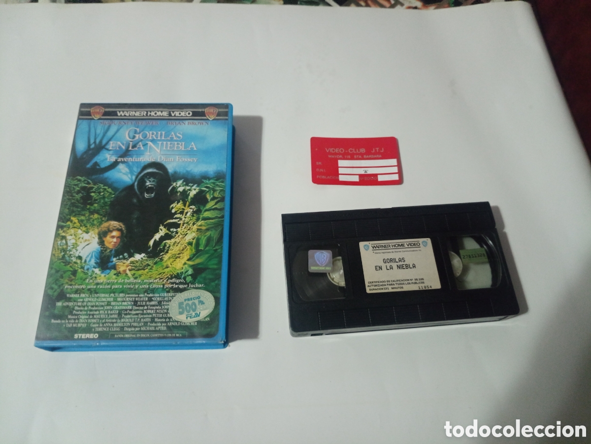 Cine: VHS gorilas en la niebla