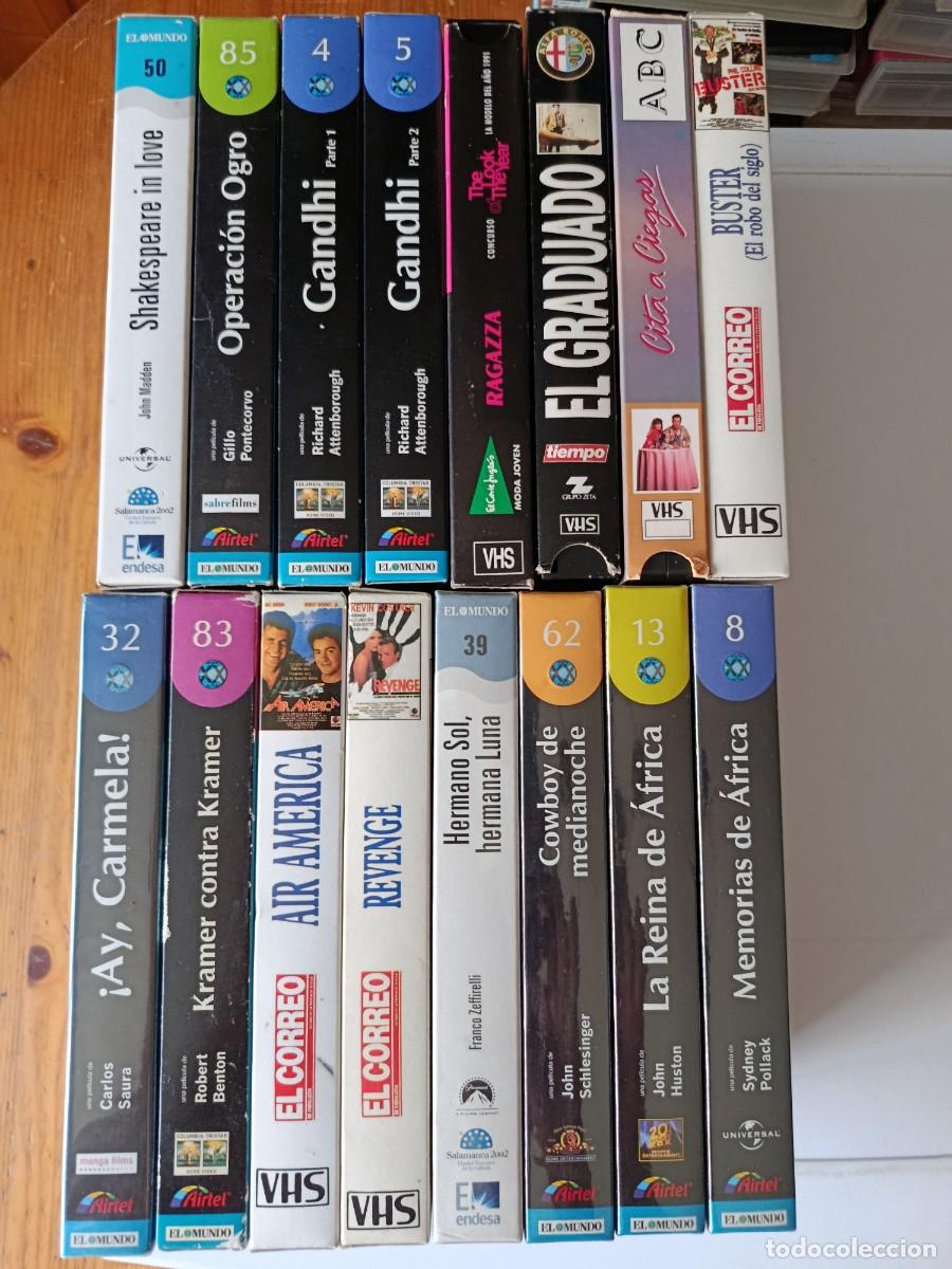 Cinema: 16 PELICULAS DISTIDTOS TEMAS EN VHS VER FOTOS