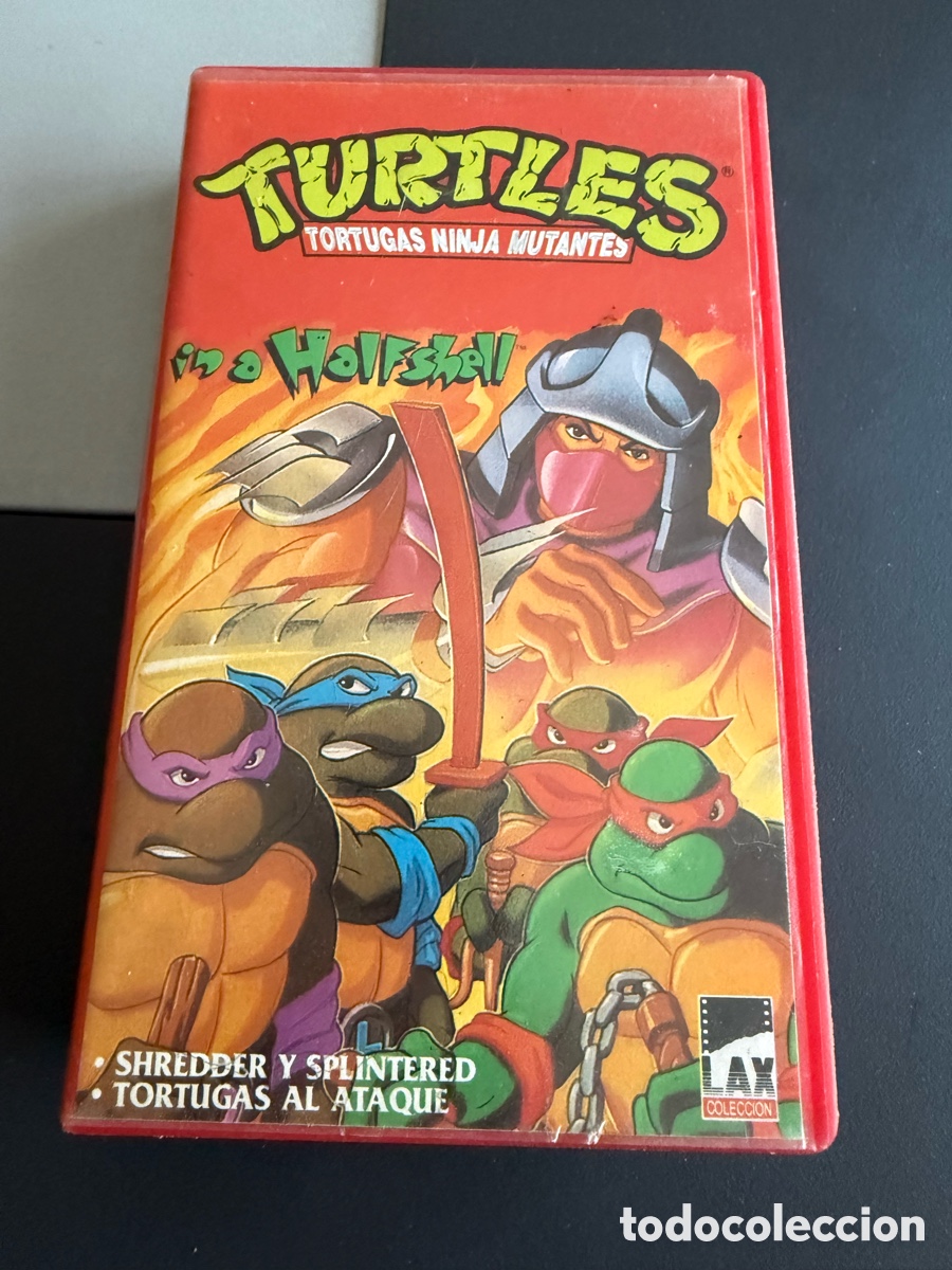 Cine: VHS. LAS TORTUGAS NINJA. DIBUJOS ANIMADOS