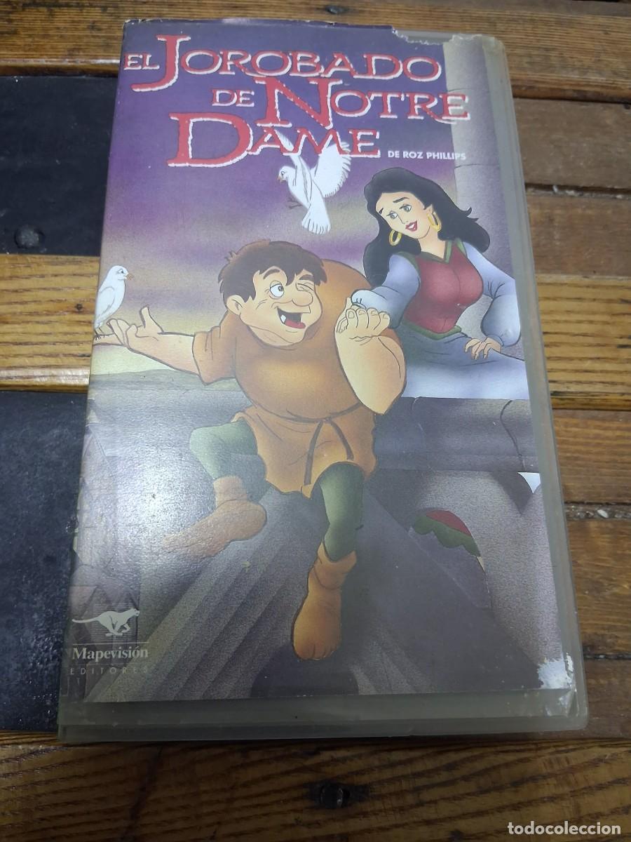 Cine: Pel&iacute;cula vhs cinta de vidio dibujos animados El jorobado de Notre Dame de Roz Phillips