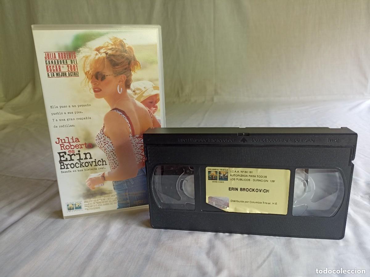 Cine: VHS - Erin Brockovich - Columbia Tristar. Buen estado - 2000
