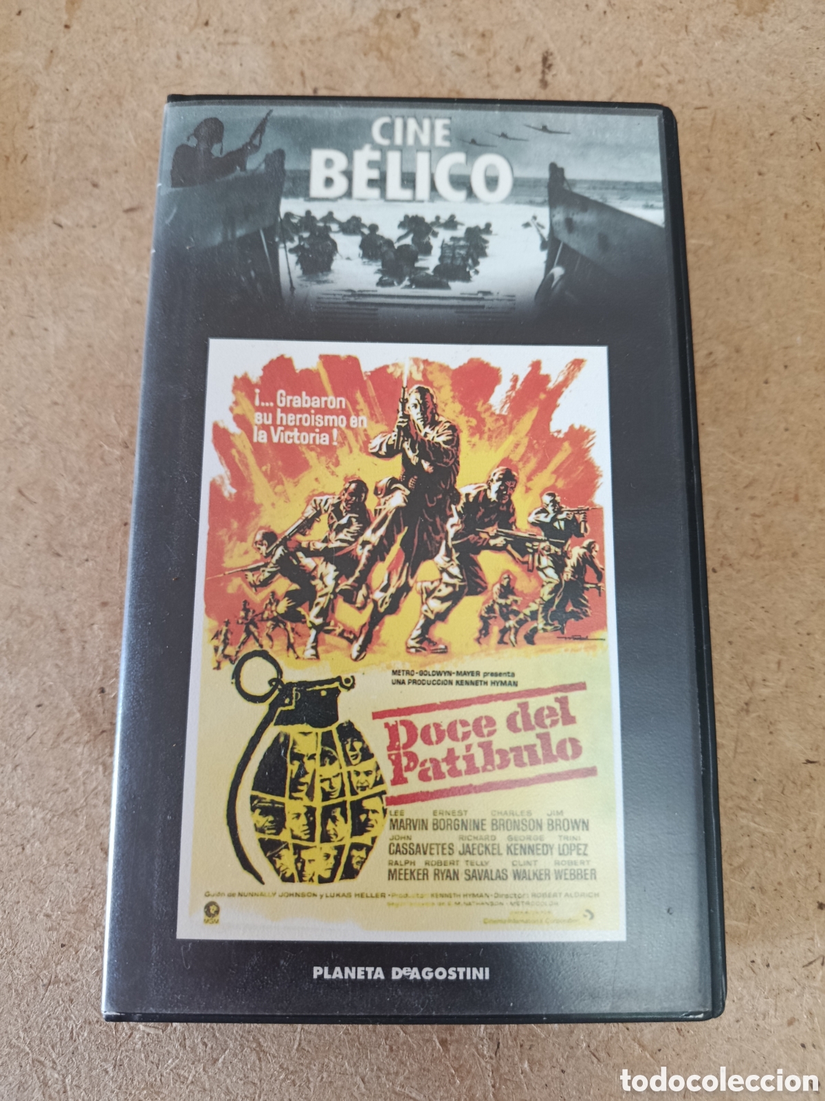 Cine: Vhs - doce del patibulo ( cine b&eacute;lico )