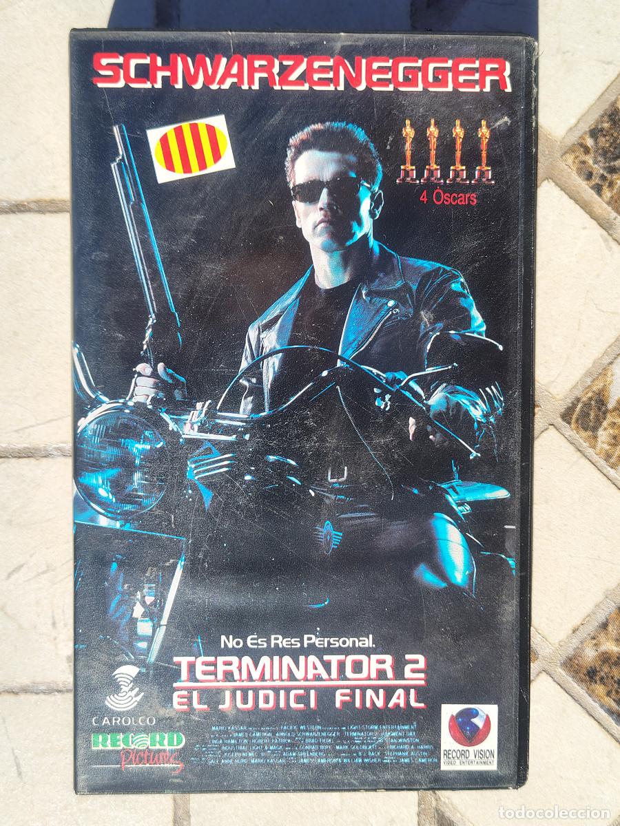 Cine: VHS Terminator 2 El Judici Final en catal&agrave; - James Cameron - Record Vision 1992 Dif&iacute;cil