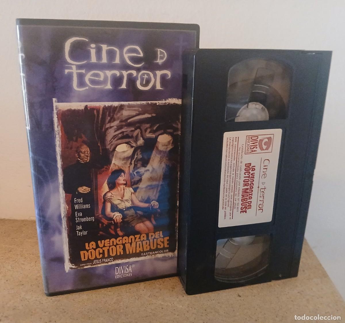 Cine: LA VENGANZA DEL DOCTOR MABUSE - VHS DE JESUS FRANCO COMO NUEVO