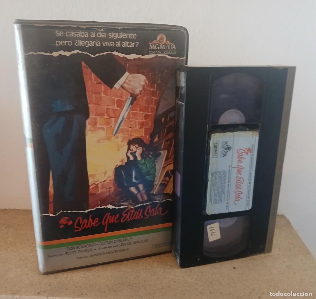 Cine: SABE QUE ESTAS SOLA - VHS CLASICO DE TERROR DIRIGIDO POR ARMAND MASTROIANNI