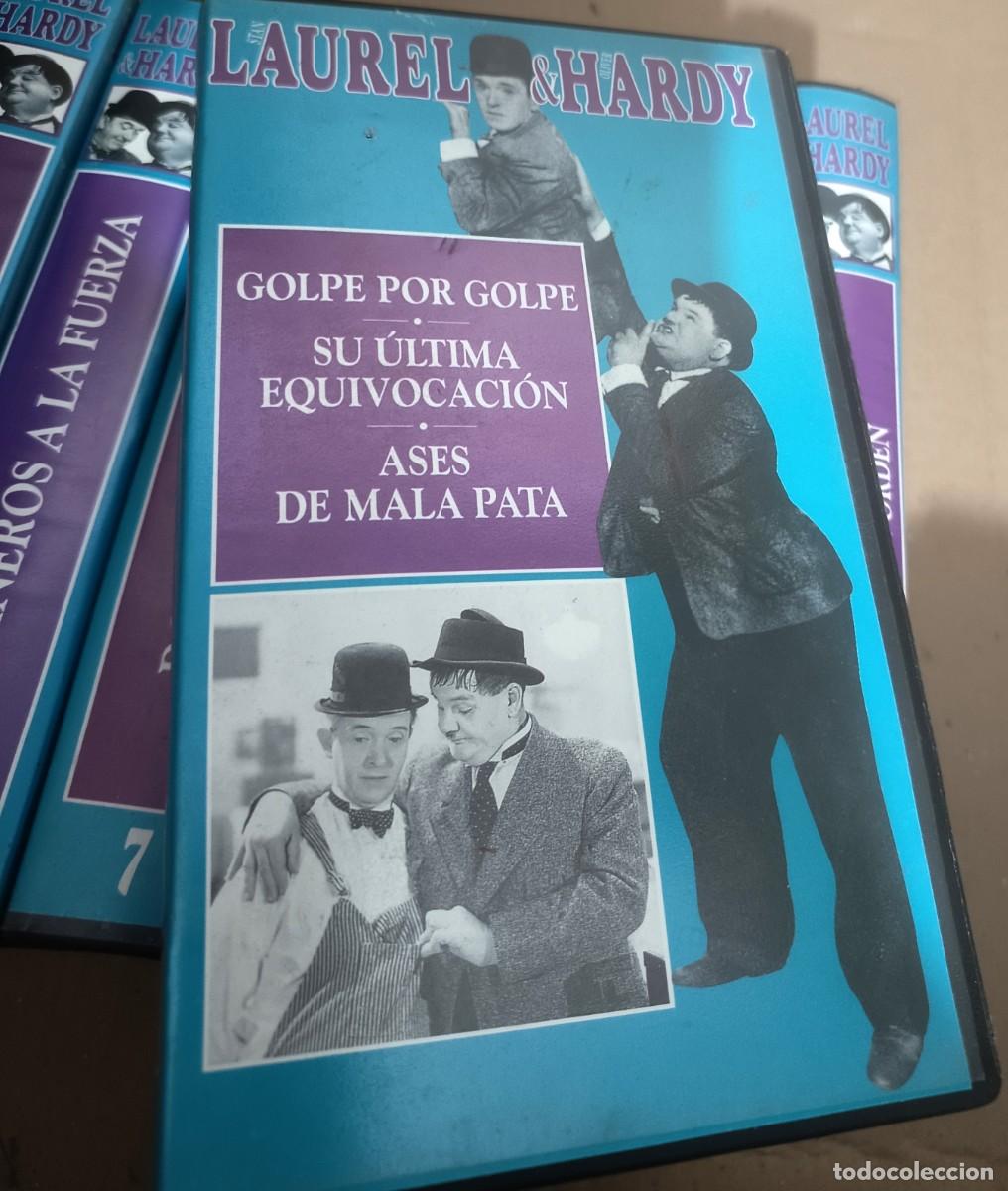 Cine: LOTE DE PEL&Iacute;CULAS VHS EL GORDO Y EL FLACO