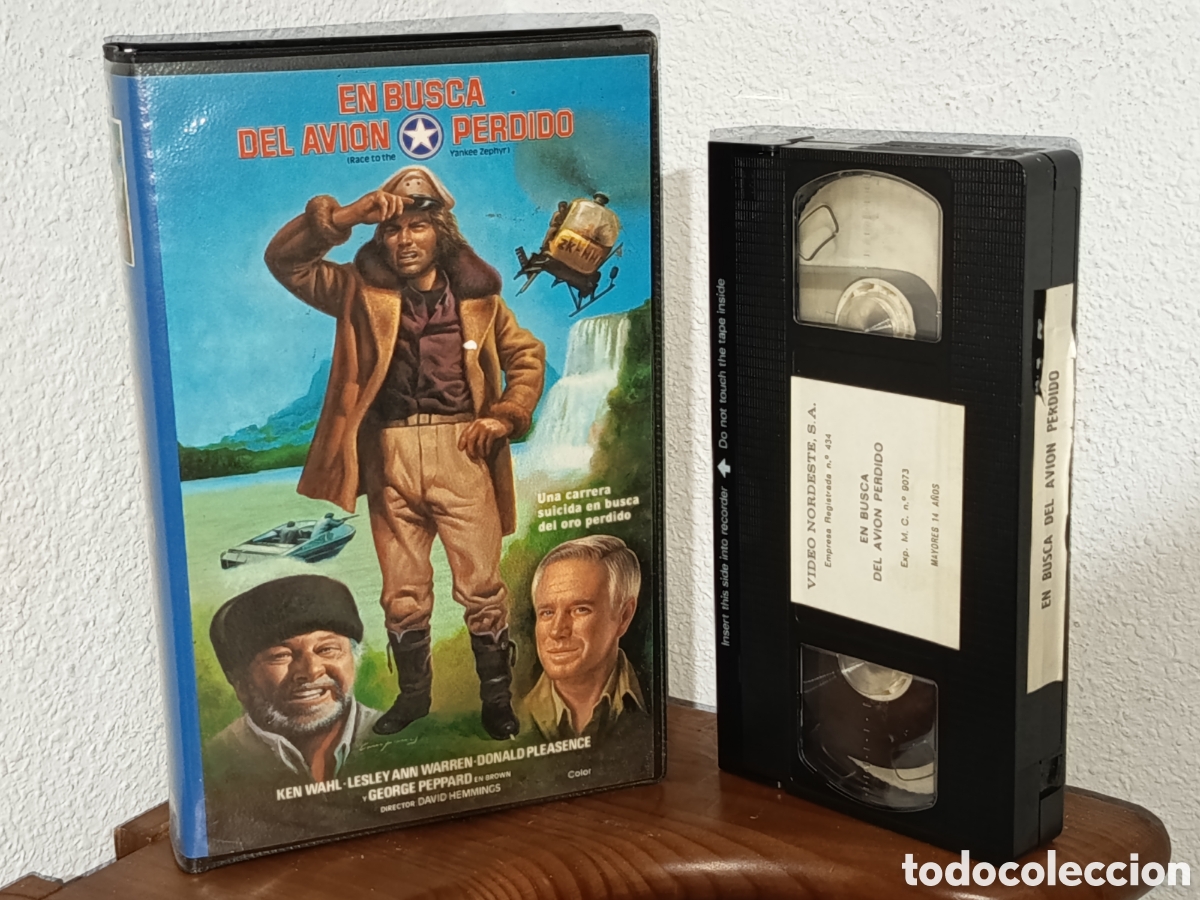 Cine: En busca del avi&oacute;n perdido. Pel&iacute;cula VHS