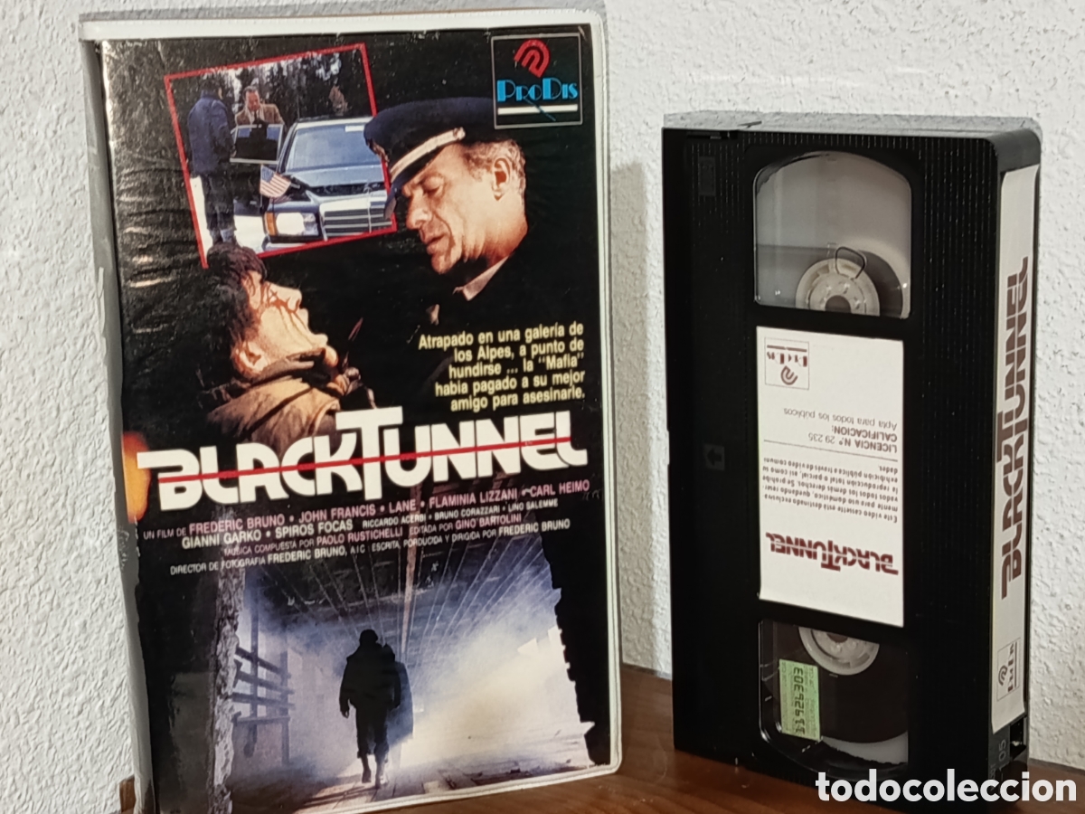 Cine: Black tunnel. Pel&iacute;cula VHS