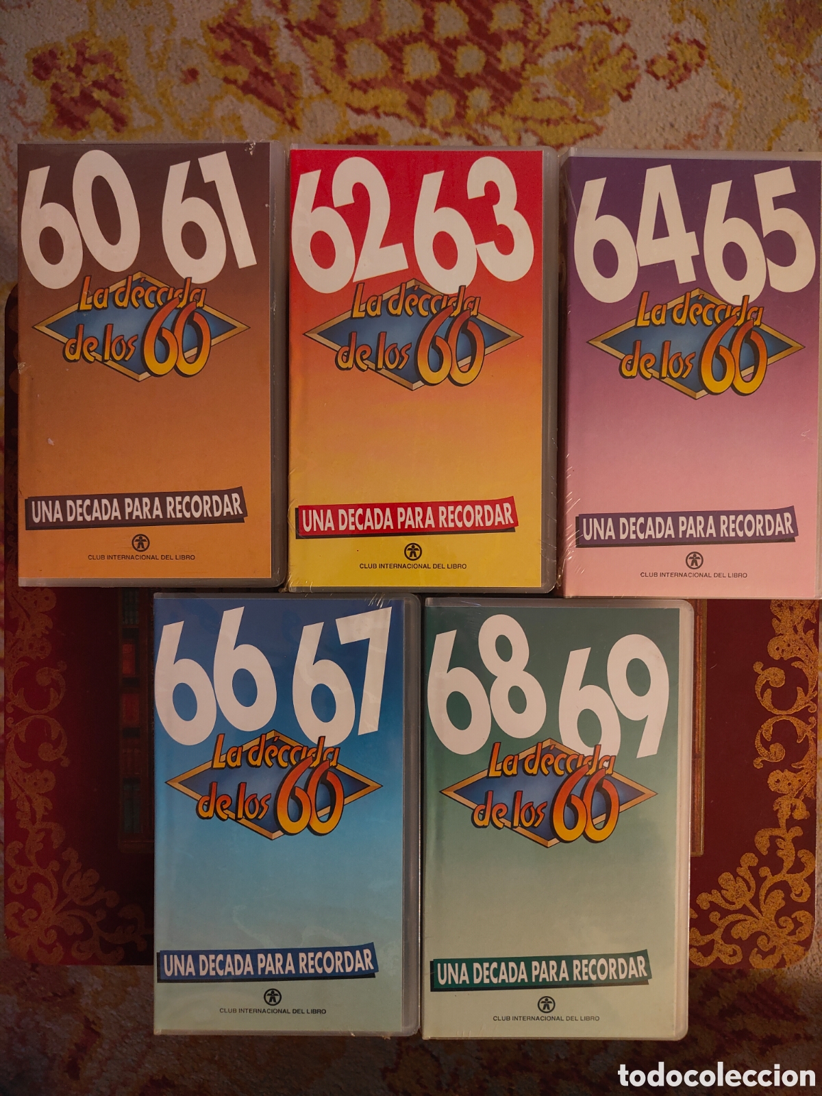Cine: Colecci&oacute;n Completa 5 VHS Precintados: La D&eacute;cada de los 60 Club Internacional del Libro/British Pathe