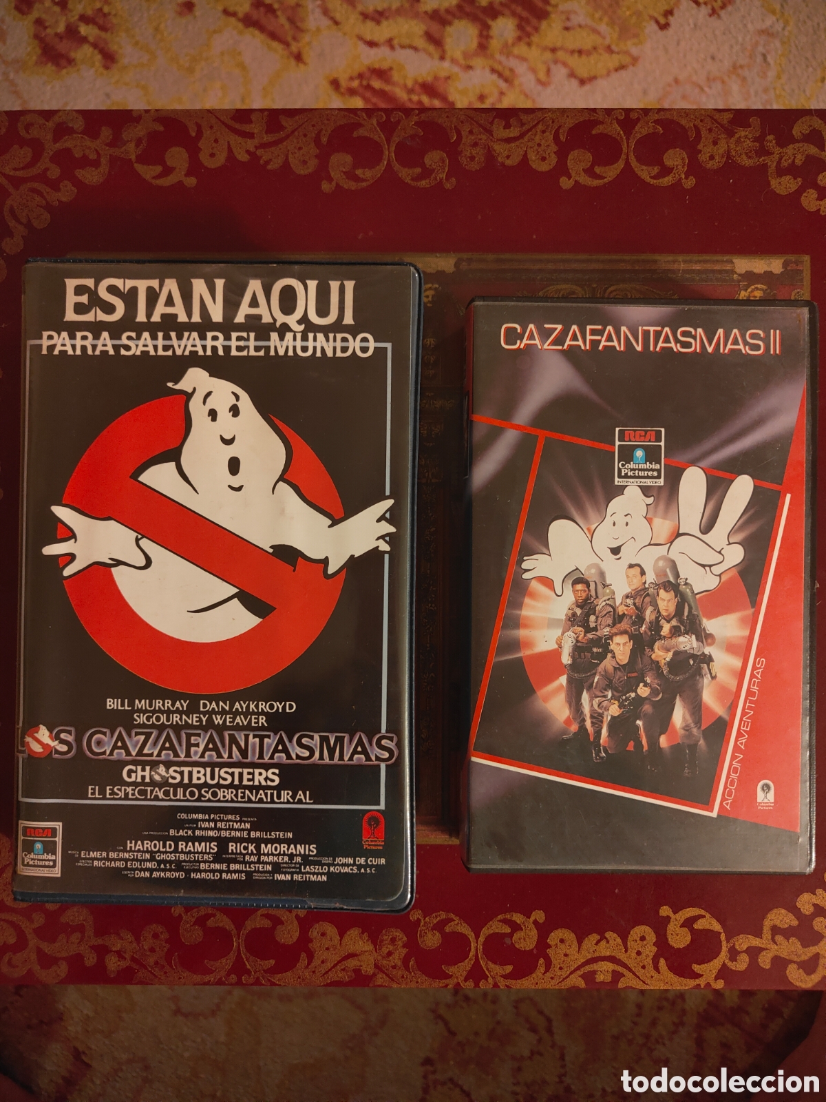 Cine: Lote 2 VHS: Los Cazafantasmas 1 y 2 (Ghostbusters) - Ediciones Cl&aacute;sicas RCA / Columbia Pictures