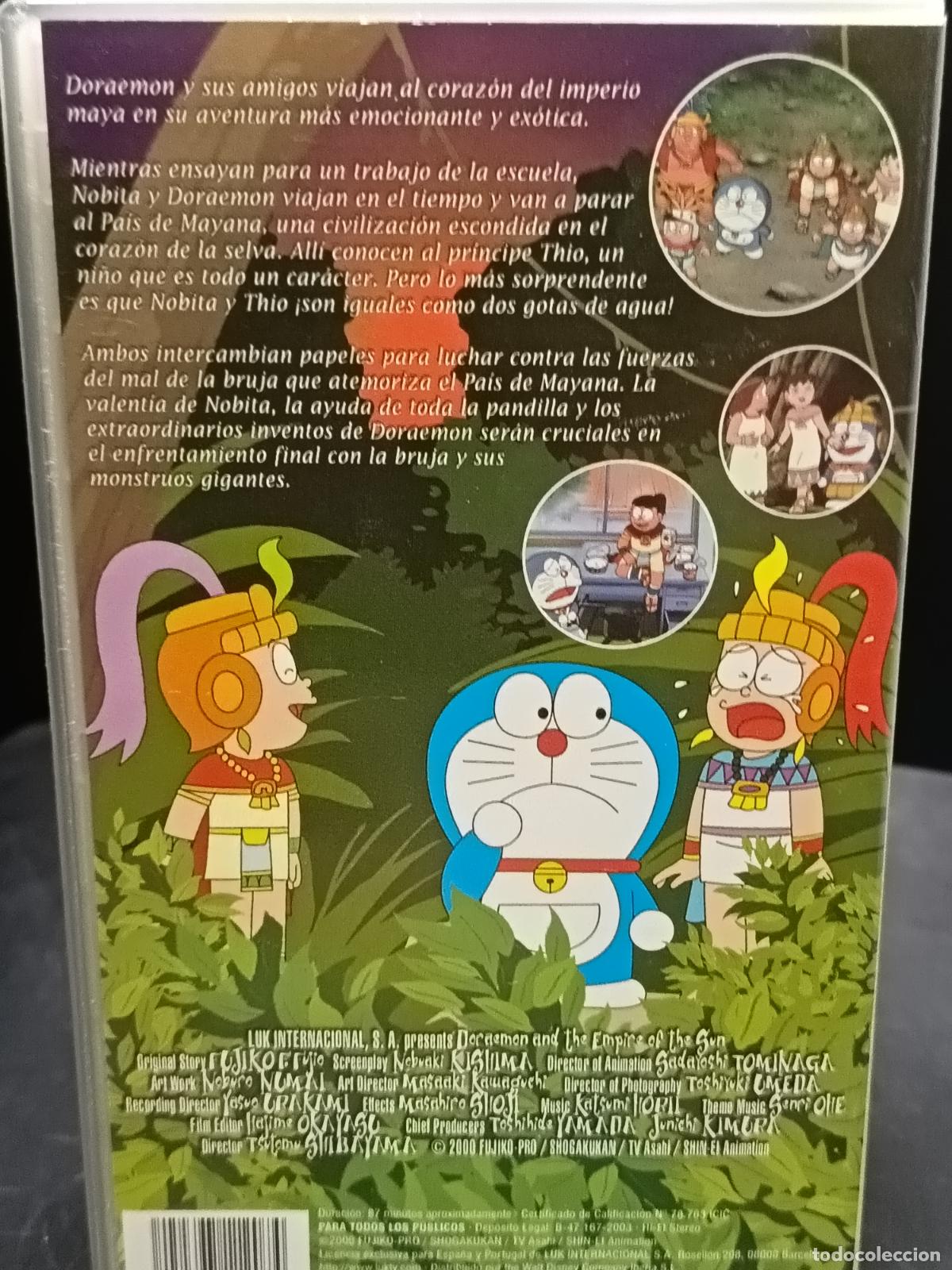 Cine: DORAEMON y el imperio Maya. VHS Anime. - Foto 2