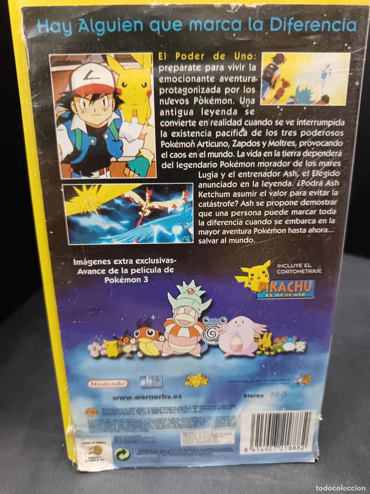 Cine: POKEMON LA PELICULA 2: El poder de uno. VHS Anime. - Foto 2