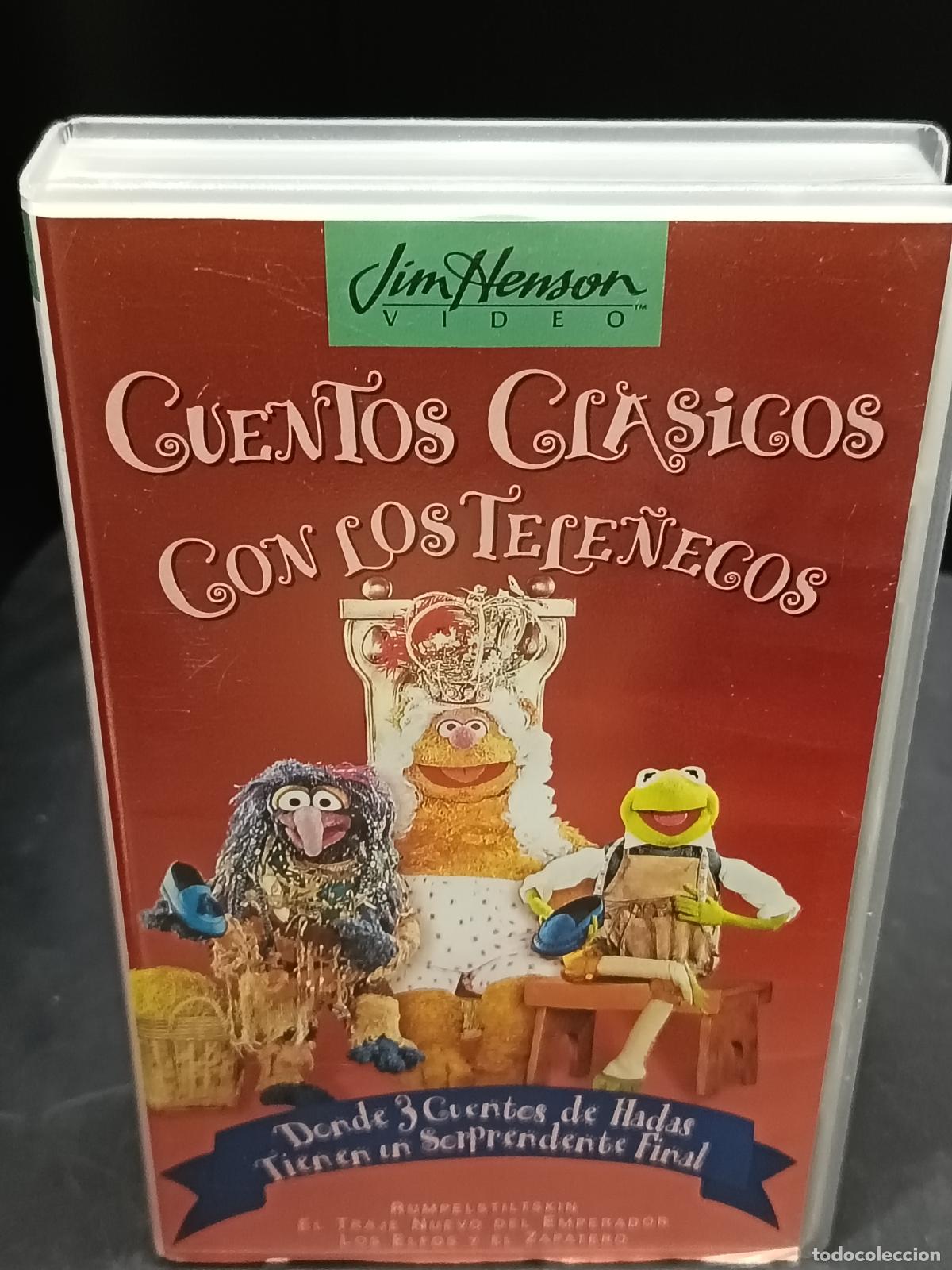 Cine: CUENTOS CL&Aacute;SICOS CON LOS TELE&Ntilde;ECOS. VHS Jim Henson.