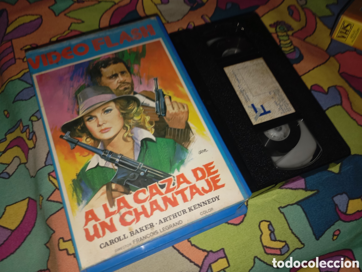 Cin&eacute;ma: A la caza de un chantaje- vhs- caroll Baker