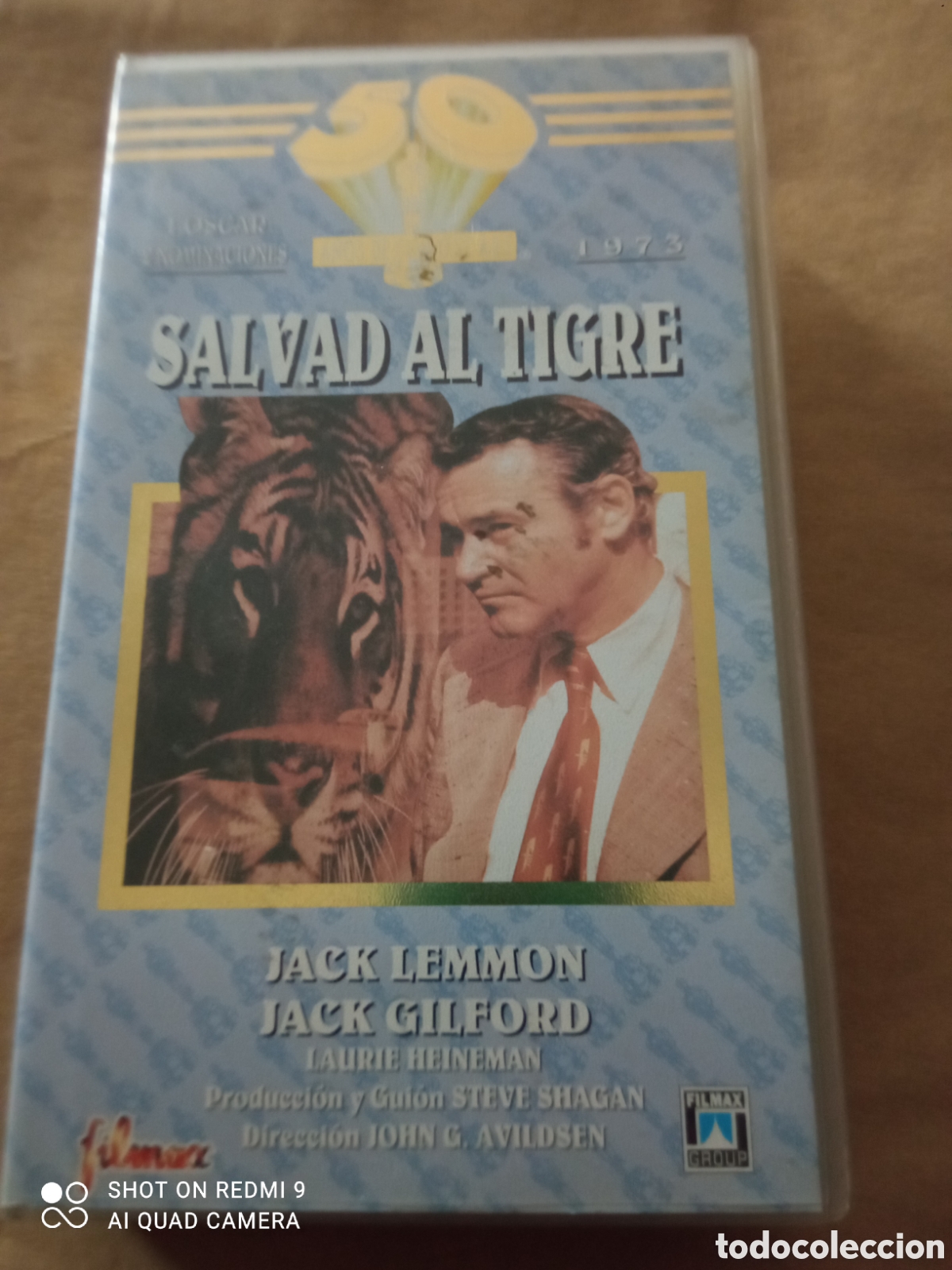 Cine: Salvad al tigre pel&iacute;cula vhs caja peque&ntilde;a