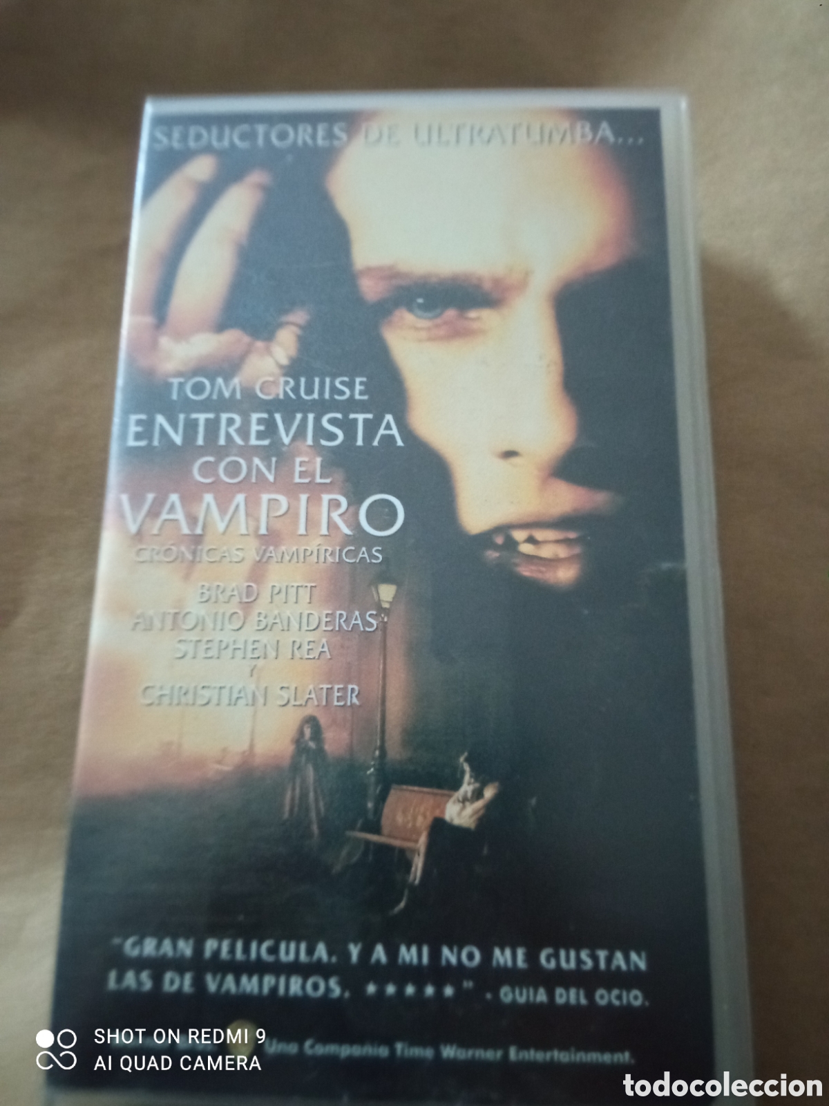 Cine: Entrevista con el vampiro pel&iacute;cula vhs caja peque&ntilde;a