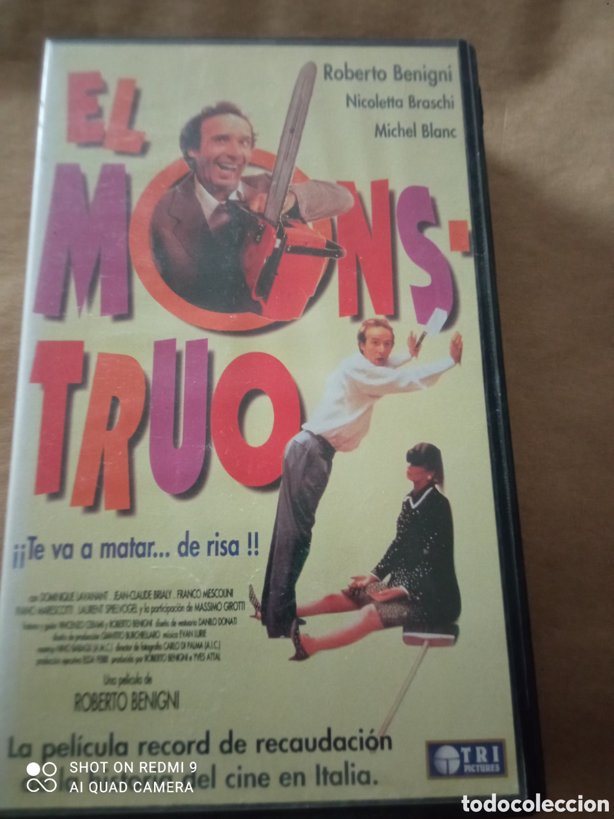 Cine: El monstruo pel&iacute;cula vhs caja peque&ntilde;a