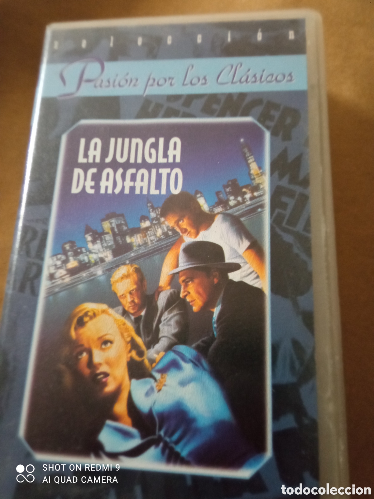 Cine: La jungla de asfalto pel&iacute;cula vhs caja peque&ntilde;a