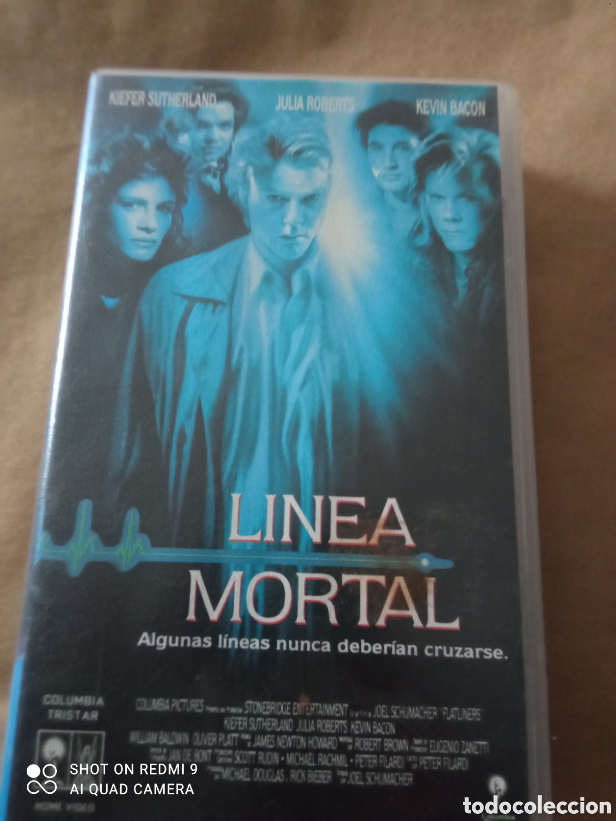 Cine: Linea mortal pel&iacute;cula vhs caja peque&ntilde;a