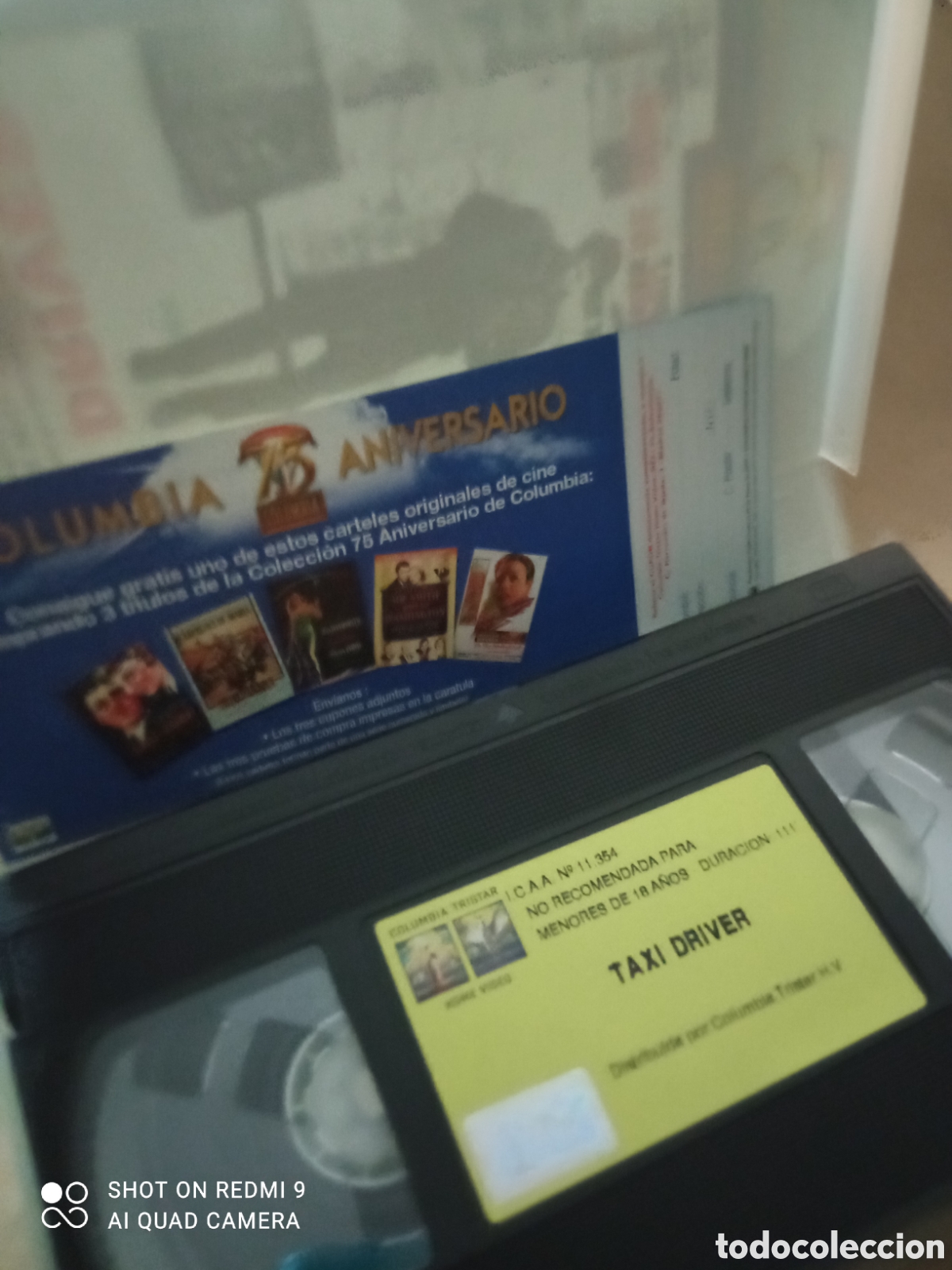 Cine: Taxi driver pel&iacute;cula vhs caja peque&ntilde;a