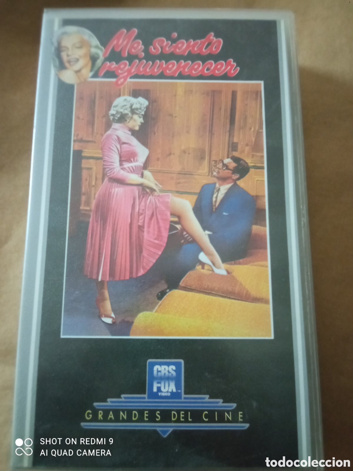 Cine: Me siento rejuvenecer pel&iacute;cula vhs caja peque&ntilde;a