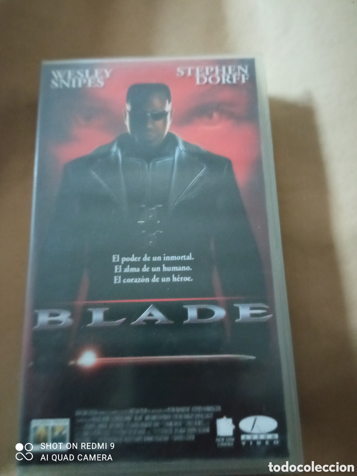 Cine: Blade pel&iacute;cula vhs caja peque&ntilde;a