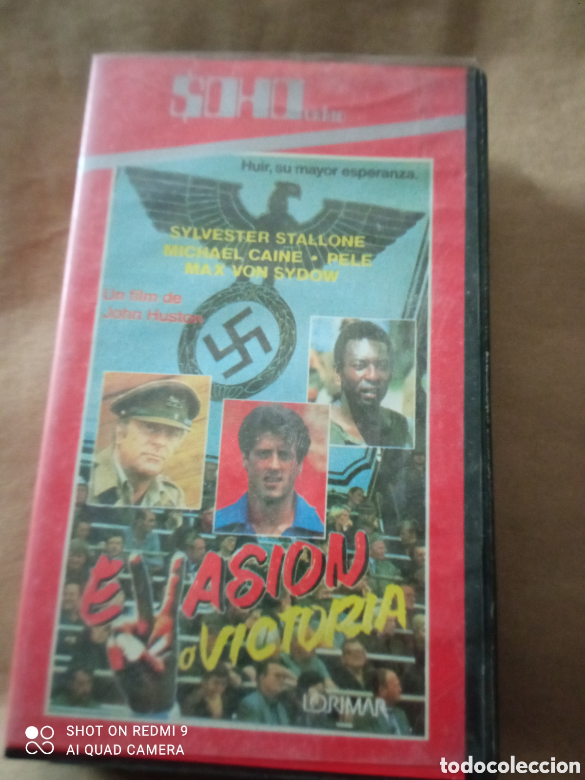 Cine: Evasi&oacute;n o victoria pel&iacute;cula vhs caja peque&ntilde;a