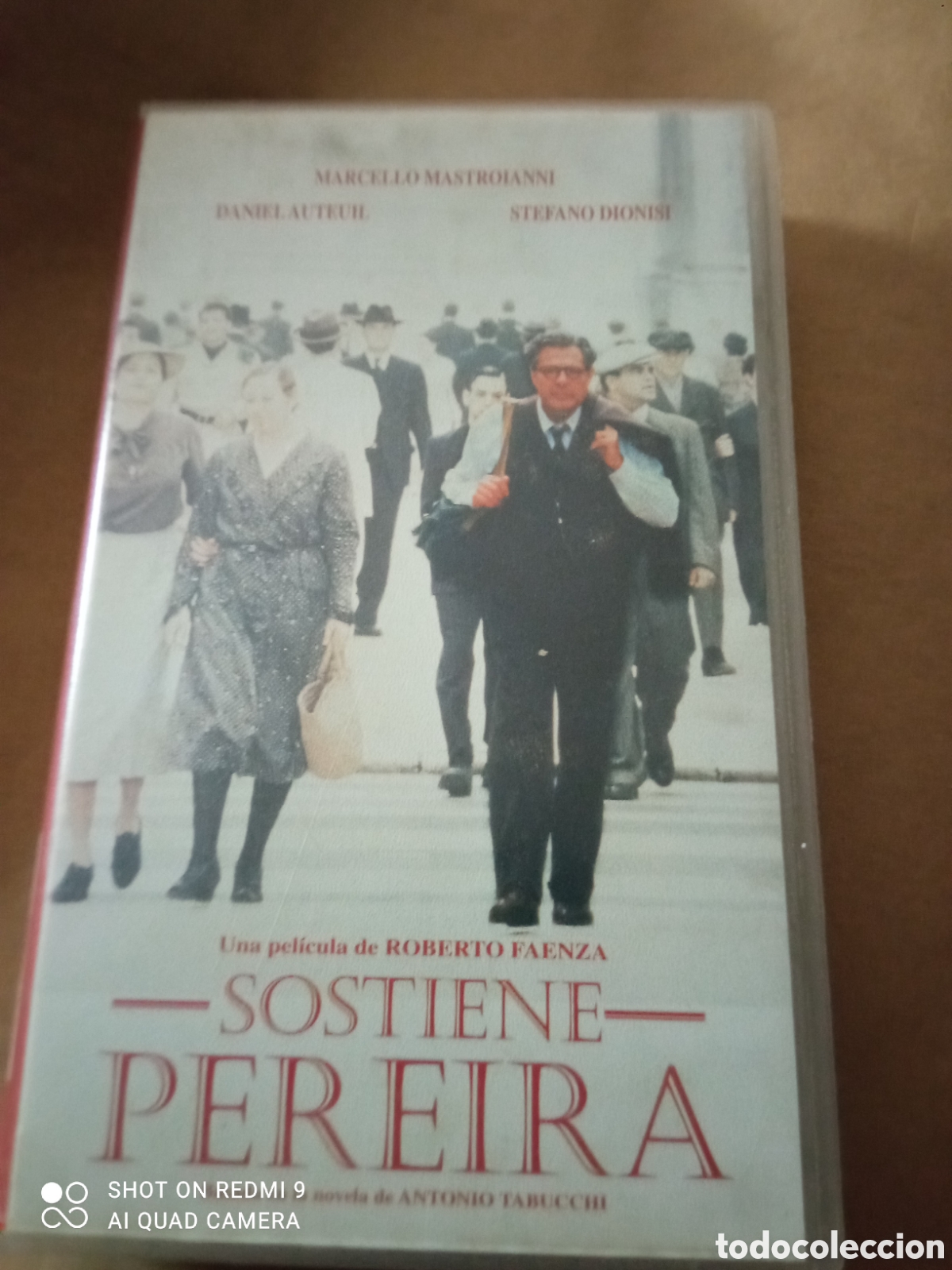 Cine: Sostiene Pereira pel&iacute;cula vhs caja peque&ntilde;a