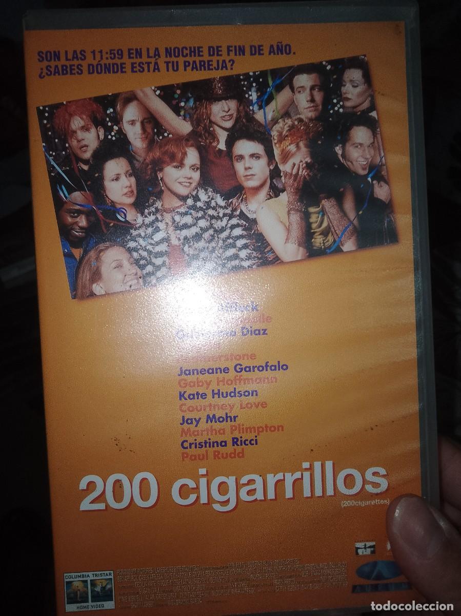 Cine: 200 cigarrillos vhs caja grande &uacute;nica