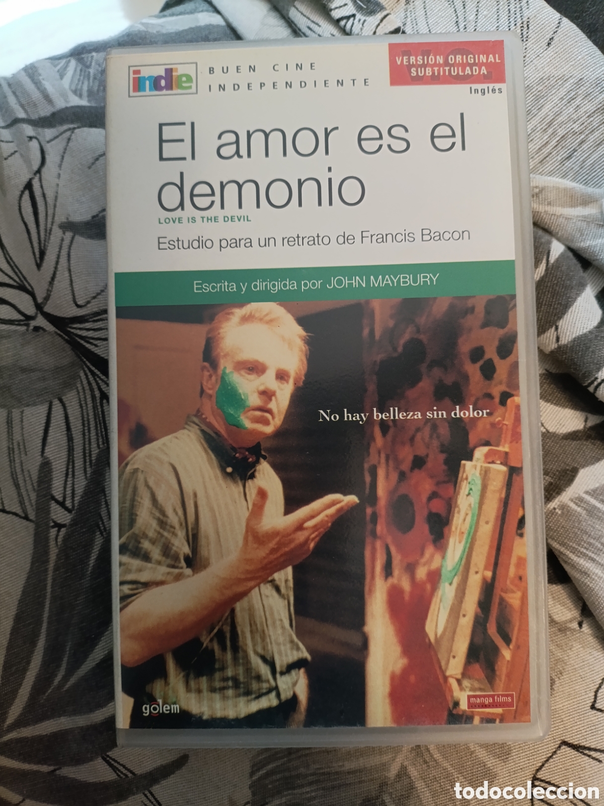 Cine: EL AMOR ES EL DEMONIO [ VHS CAJA PEQUE&Ntilde;A ]