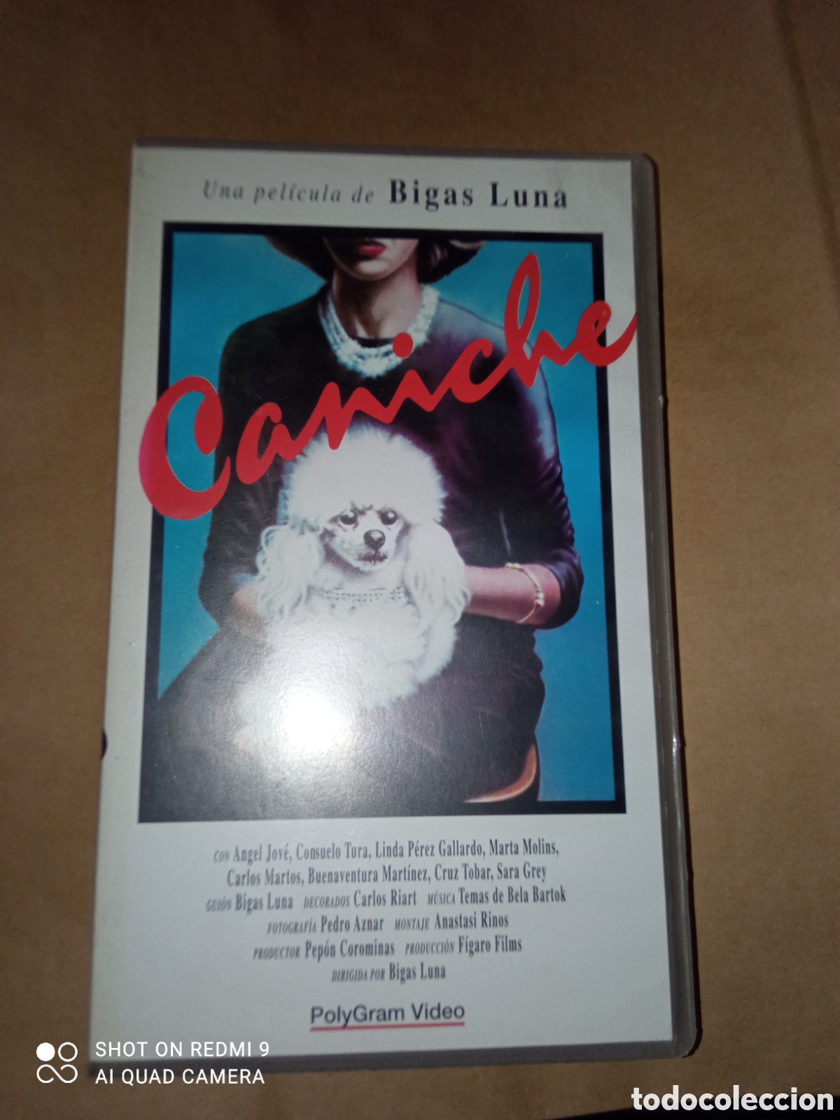 Cine: Caniche vhs caja peque&ntilde;a muy rara de encontrar
