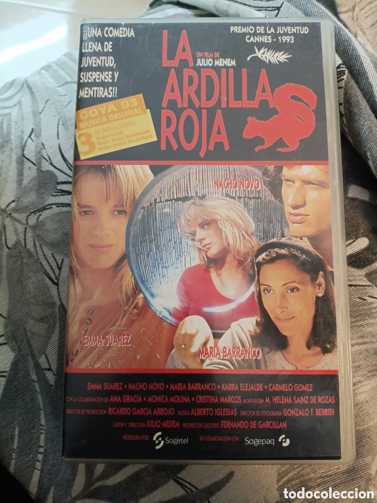 Cine: LA ARDILLA ROJA [ VHS CAJA PEQUE&Ntilde;A ]