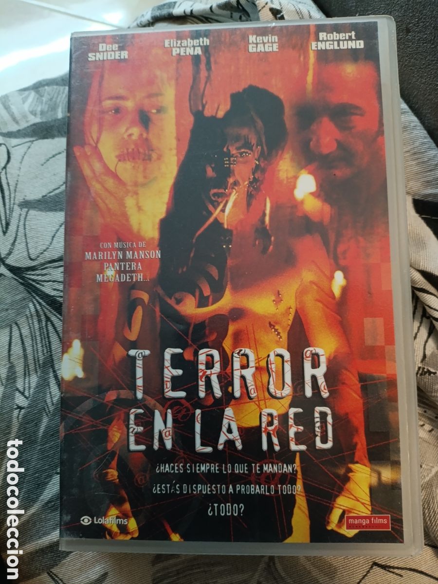 Cine: TERROR EN LA RED [ VHS CAJA GRANDE ]