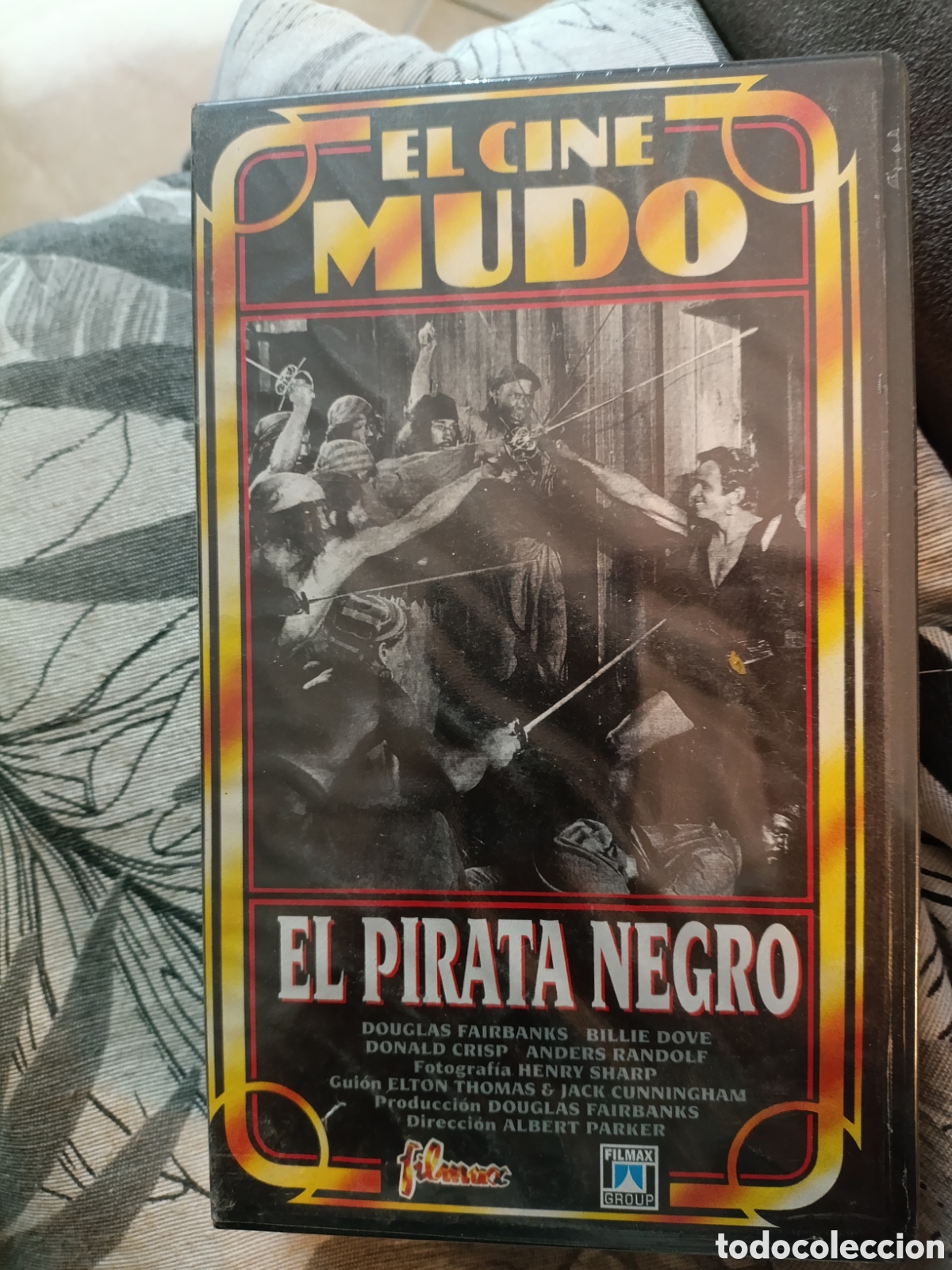 Cine: Cine mudo el pirata negro pel&iacute;cula nueva estrenar precintada [ VHS CAJA PEQUE&Ntilde;A ]