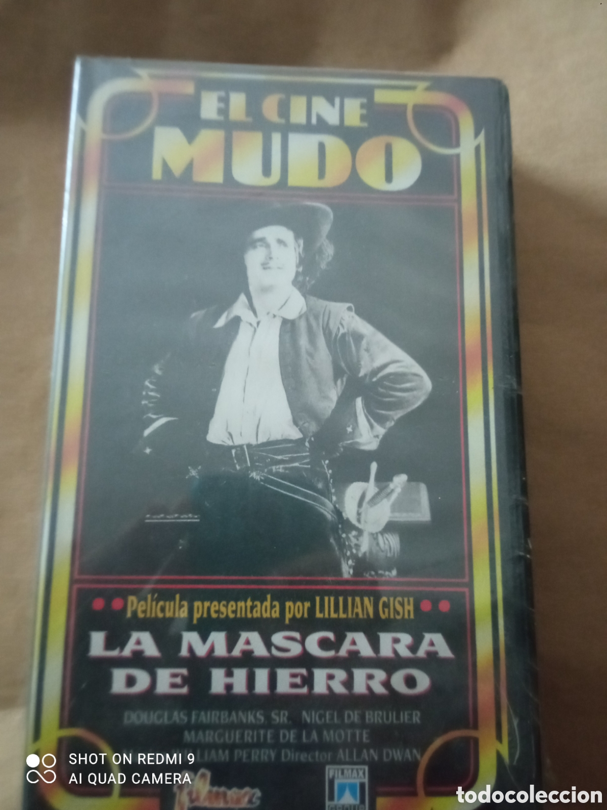 Cine: La m&aacute;scara de hierro VHS caja peque&ntilde;a precintada nueva estrenar