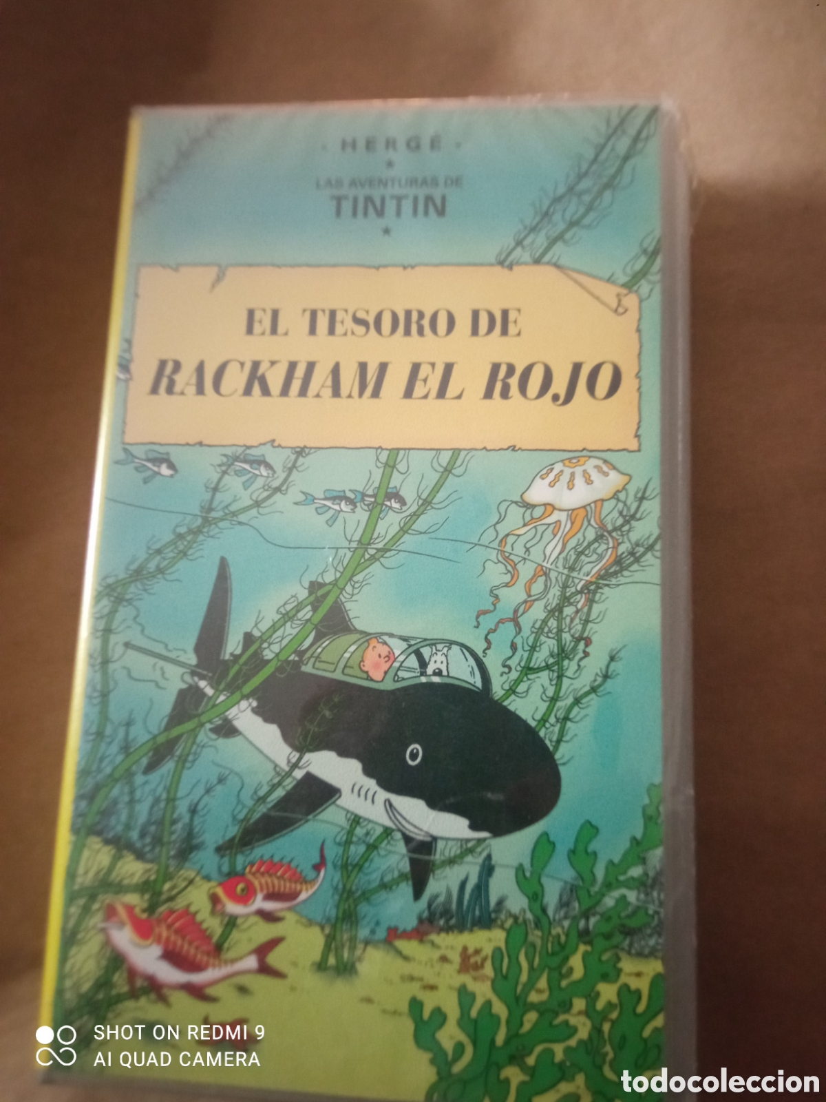Cine: Tint&iacute;n el tesoro de rackham el rojo precintada con pl&aacute;sticos originales