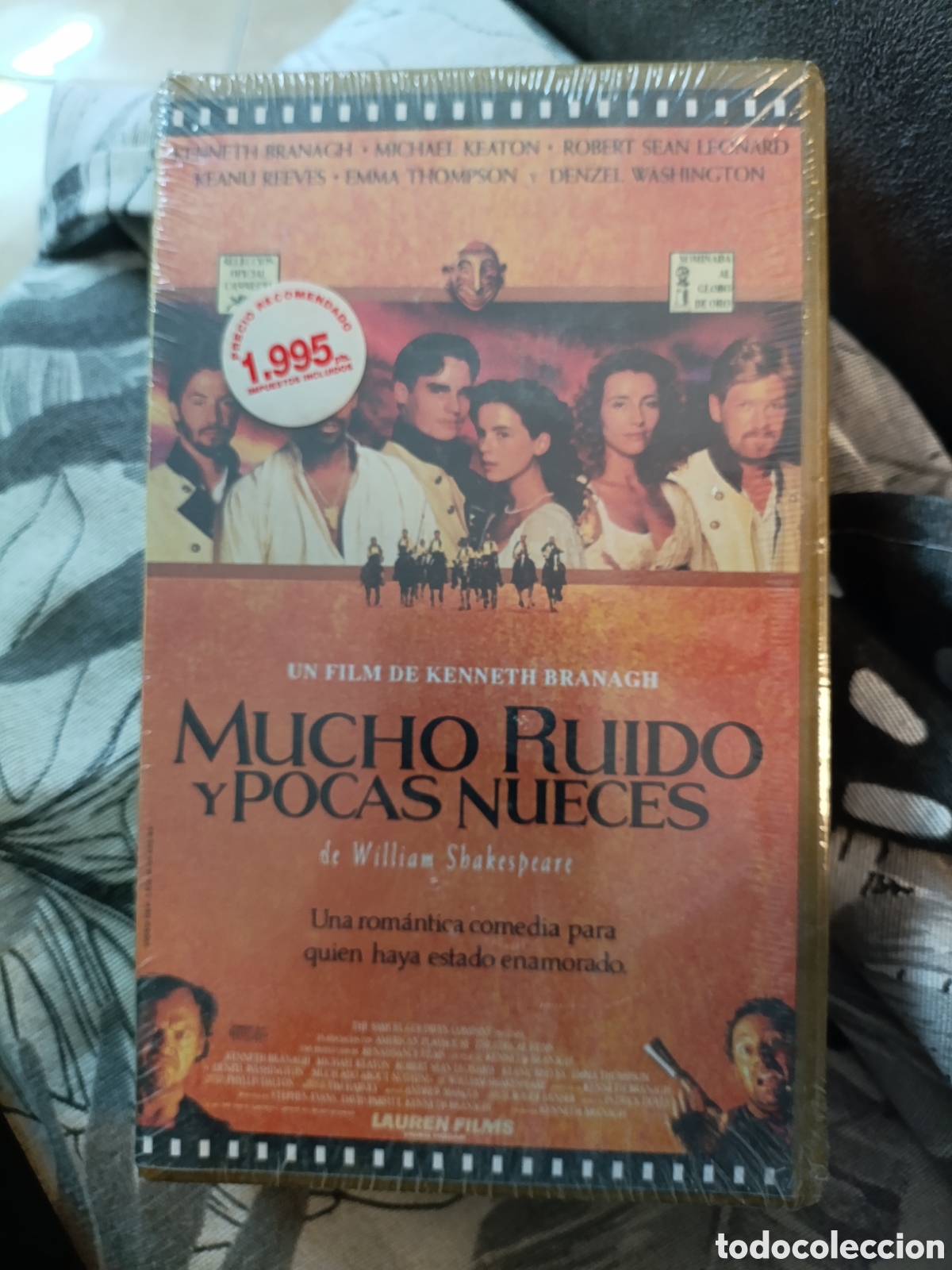 Cine: MUCHO RUIDO Y POCAS NUECES PRECINTADA [ VHS CAJA PEQUE&Ntilde;A ]