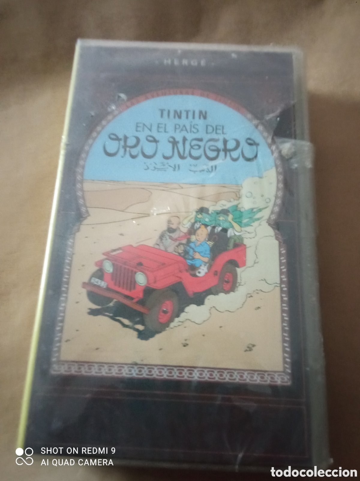 Cine: Tint&iacute;n en el pa&iacute;s del oro negro UHS caja peque&ntilde;a presentada con pl&aacute;sticos original