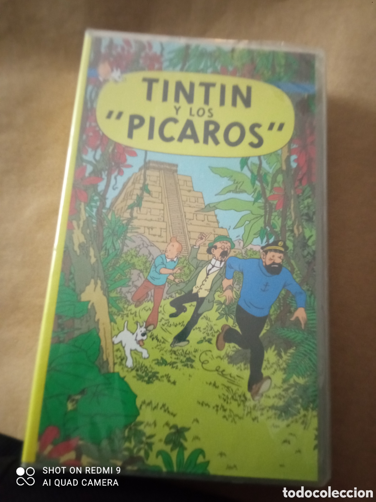 Cine: Tint&iacute;n y los p&iacute;caros VHS caja peque&ntilde;a presentada con pl&aacute;sticos original