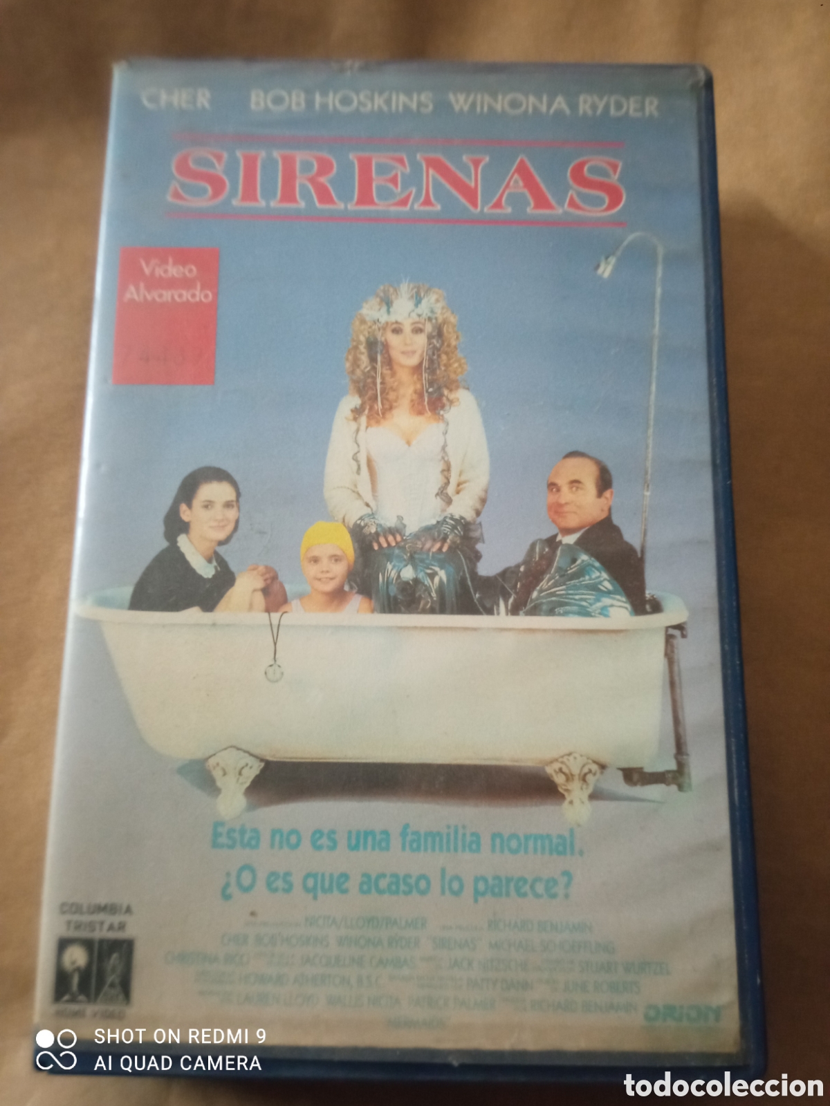 Cine: Sirenas VHS caja grande