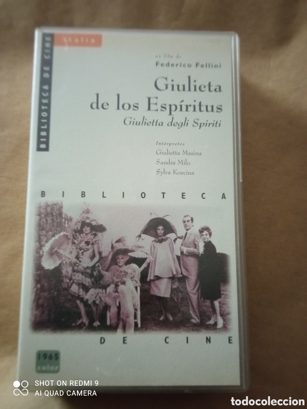 Cine: Giulieta de los esp&iacute;ritus pel&iacute;cula vhs caja peque&ntilde;a