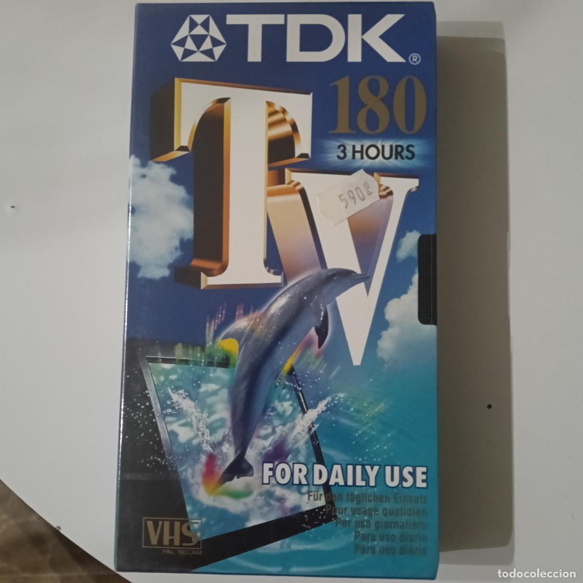 Cine: CINTA VIRGEN PRECINTADA VHS - TDK 180 3H