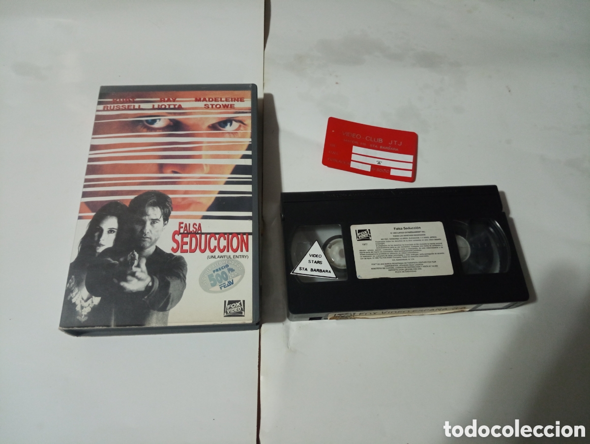 Cine: VHS Fox falsa seducci&oacute;n Kurt Russell